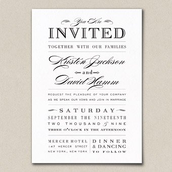 How to write on wedding invitations